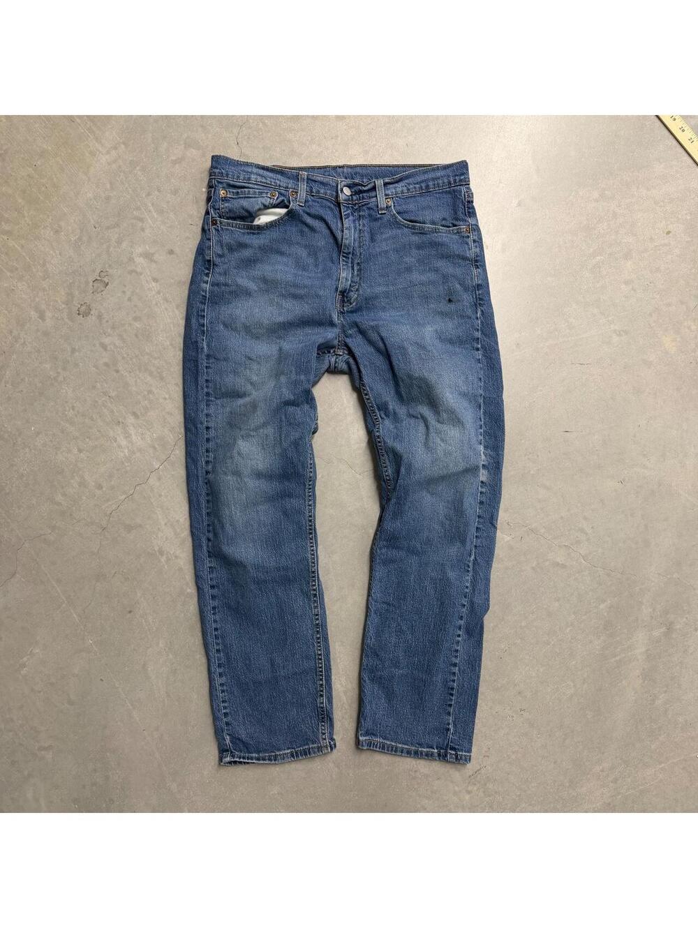 Y2K Men's Levi's 505 Blue Workwear Jeans Sized 36x30